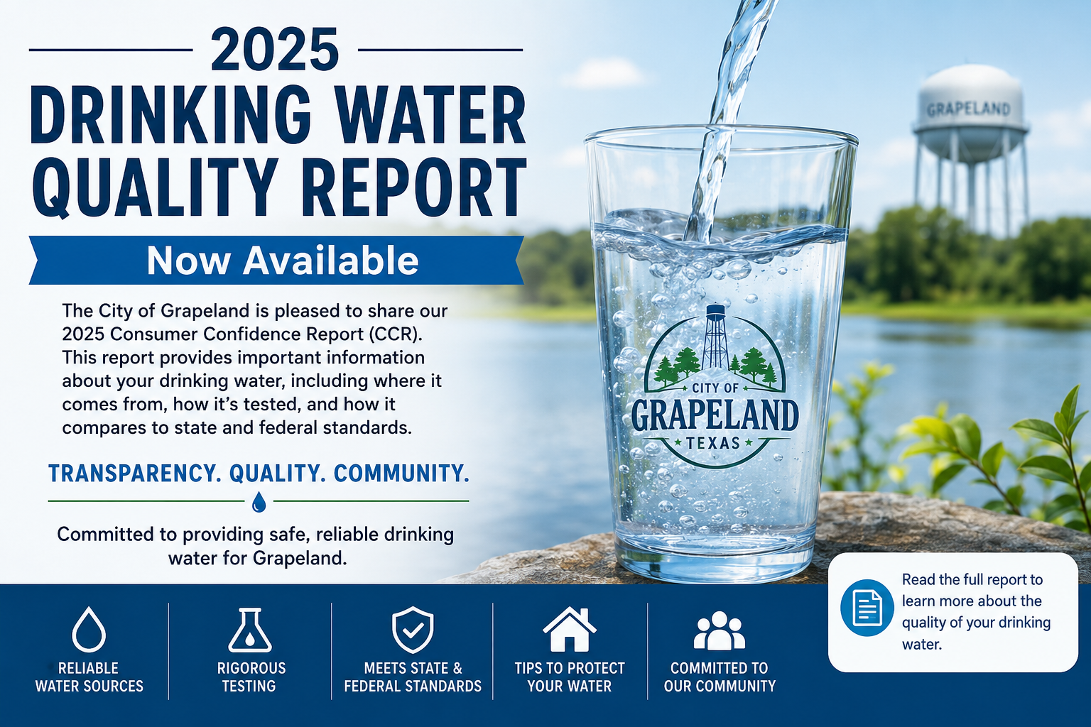 Grapeland Weter Report